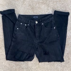 Pretty Little Thing Black Jeans | Sz 6